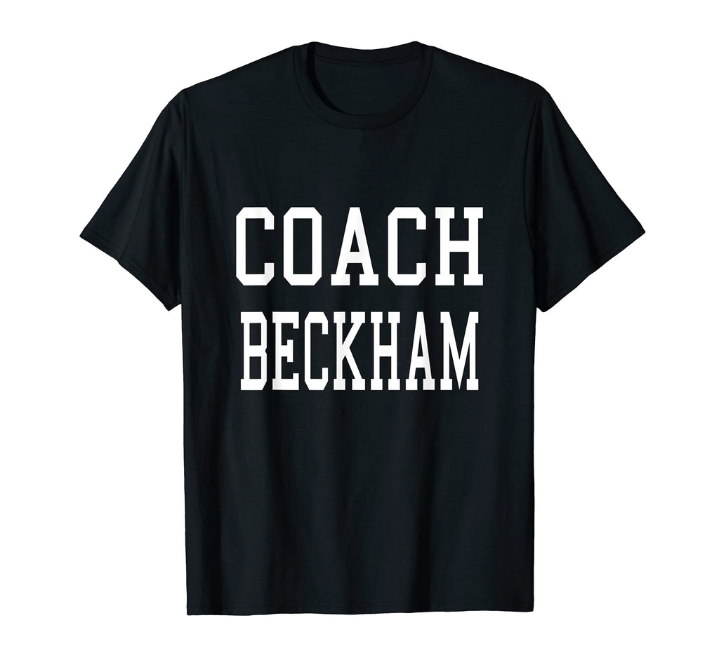Coach Beckham Custom Football Soccer T-Shirt - Graphic Print Unisex