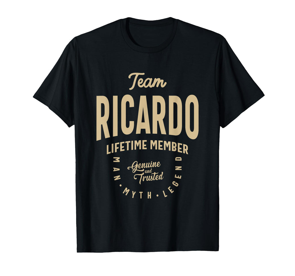 Team Ricardo Lifetime Member Funny Name T-Shirt - Trendy Graphic Unisex