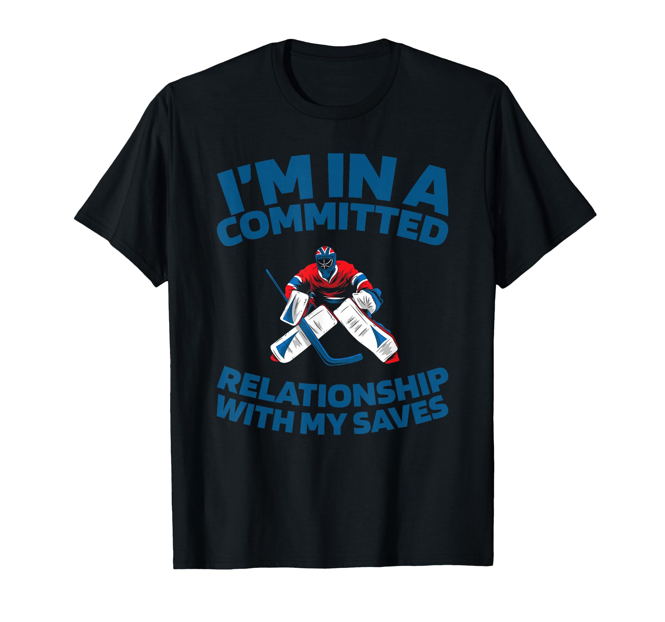 Hockey Goalkeeper Ice Hockey Goalie T-Shirt - Unique Graphic for Adults