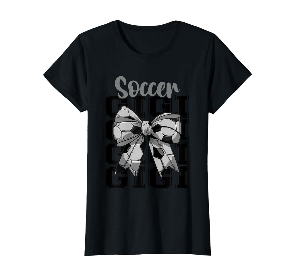 Soccer Gigi Coquette Bow Biggest T-Shirt - Fun Novelty Design for Adults