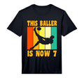 Happy 7Th Birthday 7 Year Old Soccer 7Th T-Shirt - Trendy Graphic Unisex