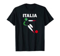 Italia Soccer Fan Italy Flag Jersey T-Shirt - Novelty Apparel Men Women