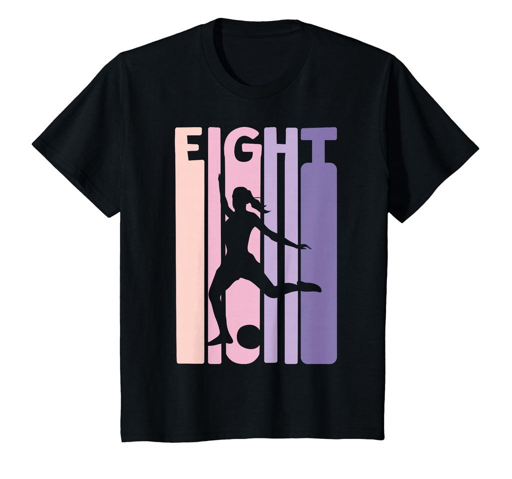 8 Years Soccer Gift 8Th Birthday T-Shirt - Unique Graphic Men Women