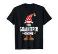 Matching Pajama Goalkeeper Gnome T-Shirt - Unique Graphic Men Women