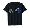 Brazilian Wisconsin Flag Brazil Wisconsin T-Shirt - Novelty Apparel Unisex