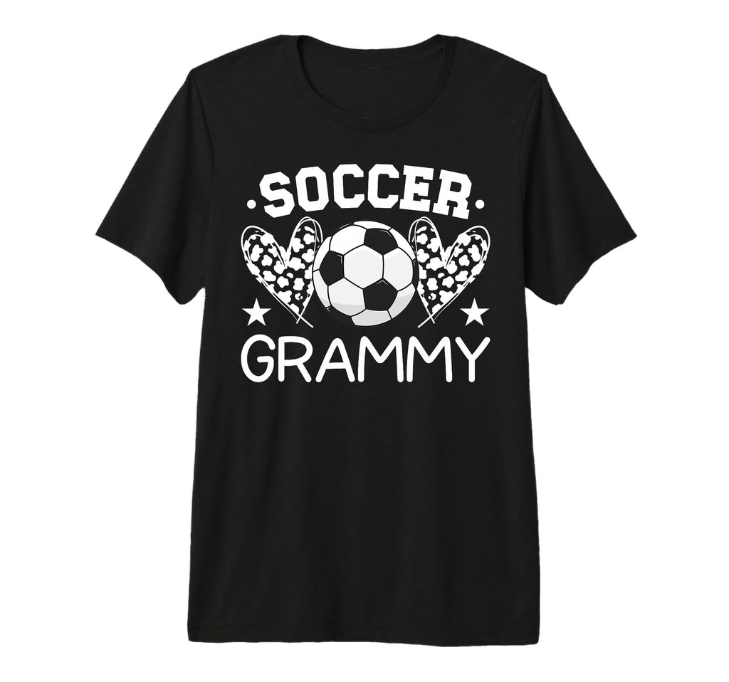 Soccer Grammy Hearts Grammy Soccer T-Shirt - Trendy Graphic for Adults