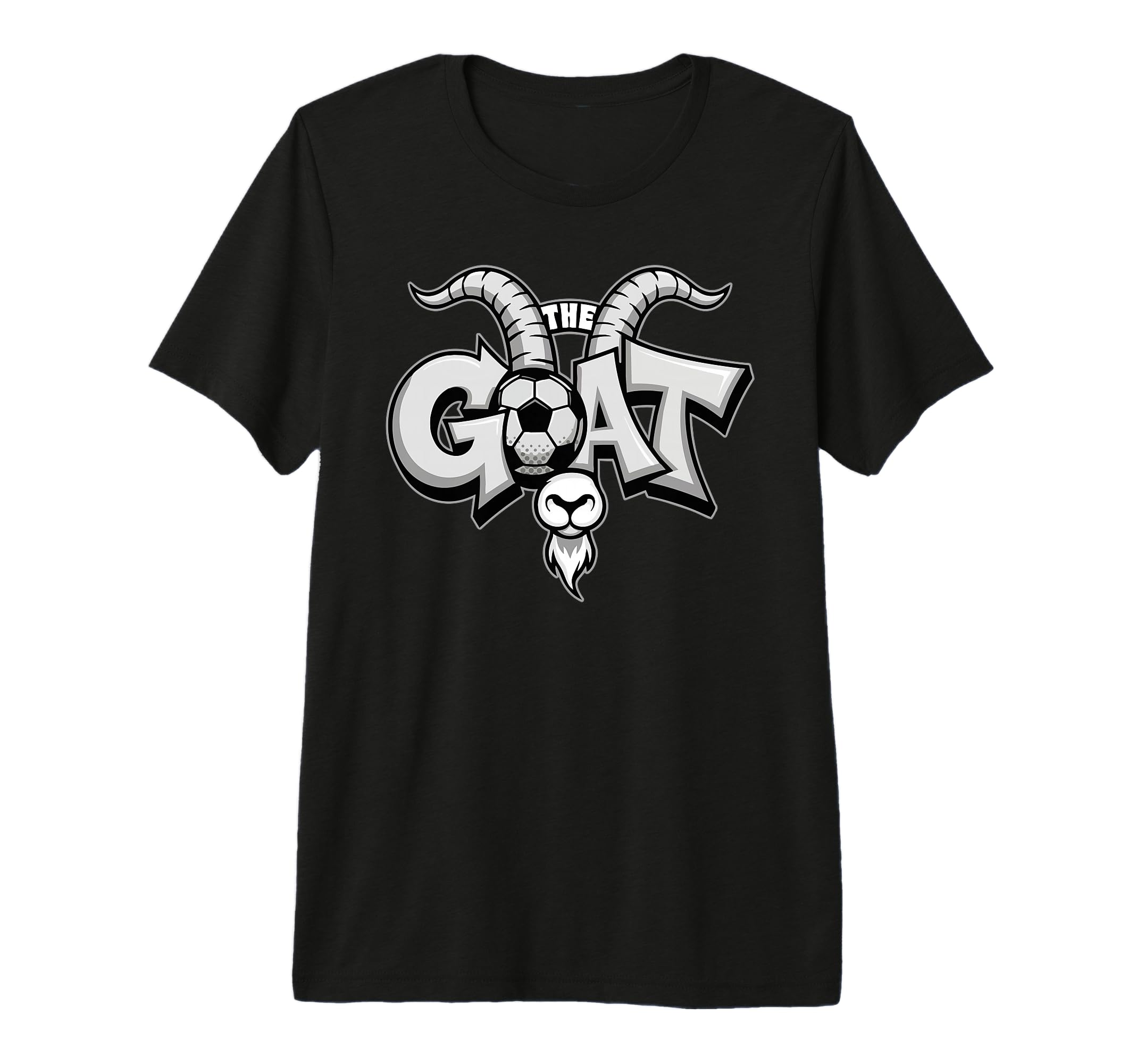 Capricorn Zodiac Symbol Goat Soccer T-Shirt - Unique Graphic Men Women