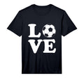 Love Soccer I Love Soccer Sport Player T-Shirt - Unique Graphic Unisex