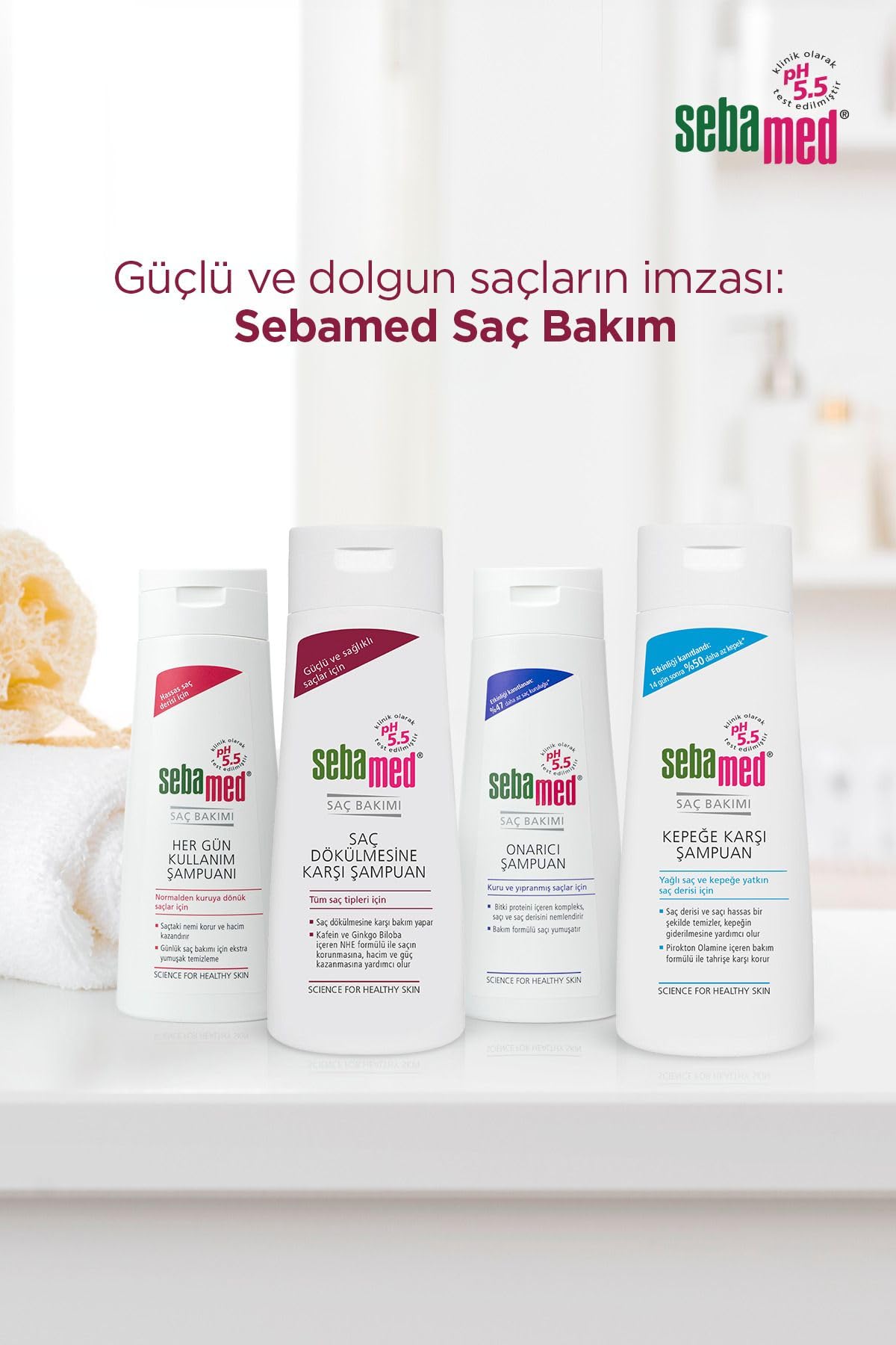 Sebamed Anti-Dandruff Shampoo 400ml - Gentle pH 5.5 Formulation for Scalp Care