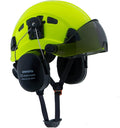 UNINOVA Arborist Helmet Forestry Helmet Chainsaw Helmet with Visor and Earmuffs,OSHA Safety Hard Hat Helmet for Logging Trimming Mowing Climbing Tree Service Garden Work