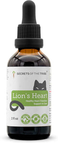 Lion's Heart | Natural Herbal Dietary Supplement for Cats | Healthy Heart Function Support in Cats | Alcohol-Free Extract, Dandelion Root, Lemon Balm, Calendula, Lavender, Fennel 2 oz