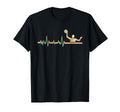 Water Polo Pulse Heartbeat Goalie T-Shirt - Aesthetic Graphic Unisex