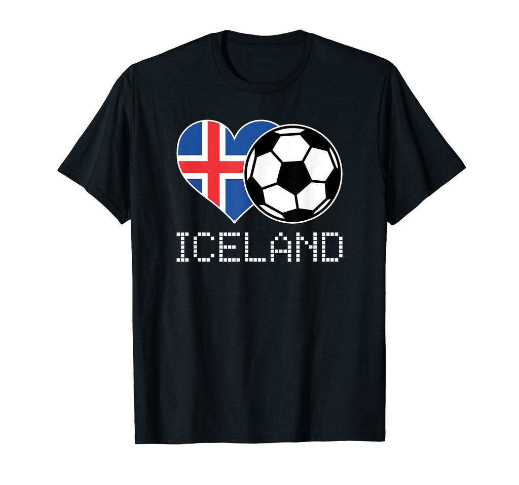 Iceland Soccer Icelander Flag Love T-Shirt - Streetwear Style Men Women