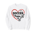 Soccer Memaw Heart Soccer Player Memaw Sweatshirt - Unique Graphic Unisex