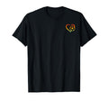 Soccer Player Soccer Heart Soccer Ball T-Shirt - Aesthetic Graphic Unisex
