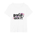 Bow Up Kick It Soccers Motivational T-Shirt - Custom Art Print for Adults