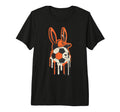 Soccer Easter Bunny Street Art Drip T-Shirt - Minimalist Print Men Women