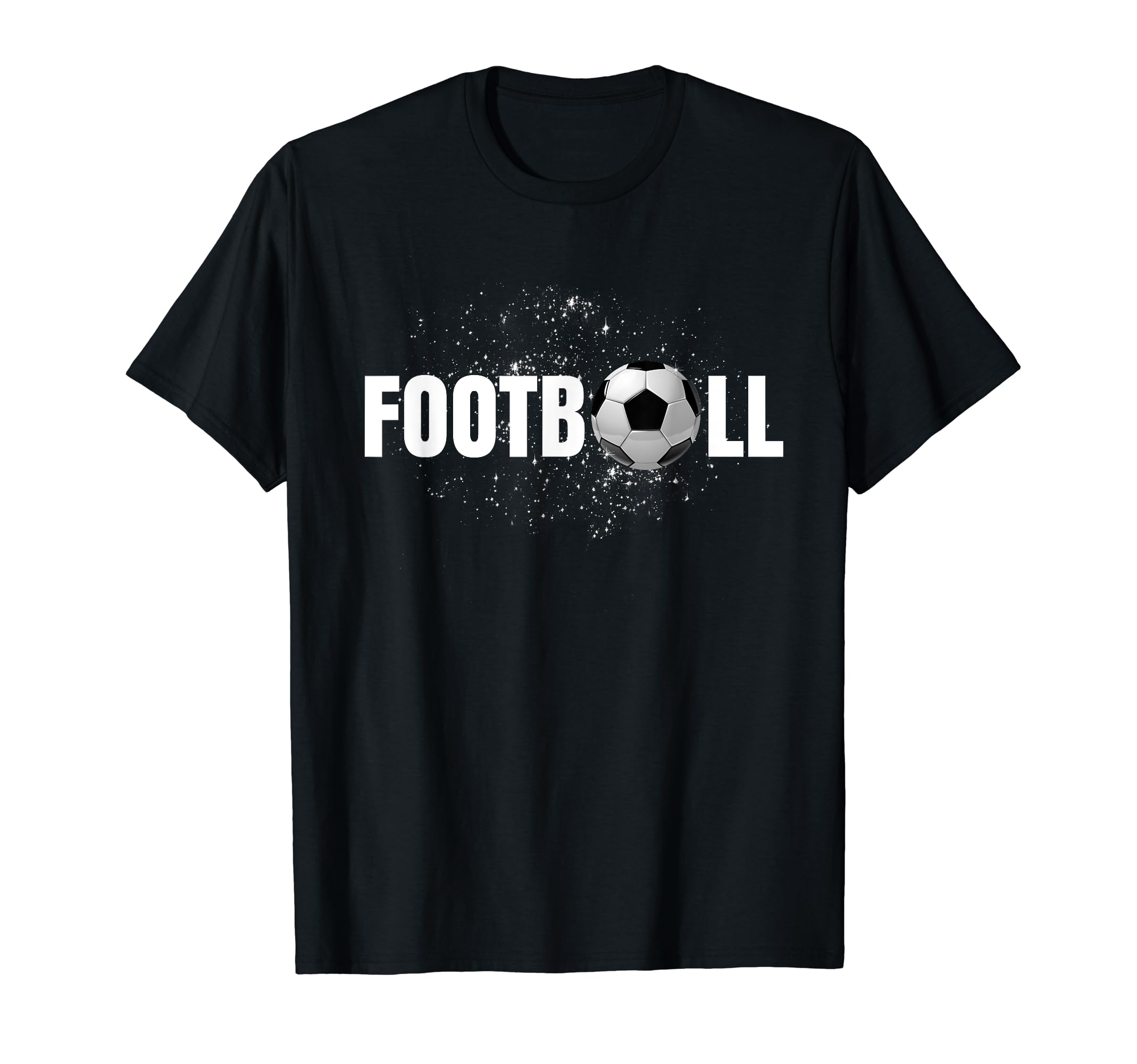 Soccer Football Ball Black And T-Shirt - Aesthetic Graphic for Adults