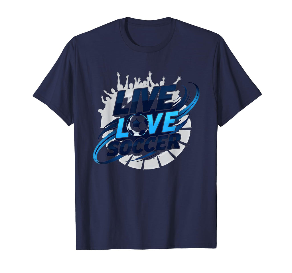 Soccer Mom Live Love Soccer Passion Sweatshirt - Streetwear Style Unisex