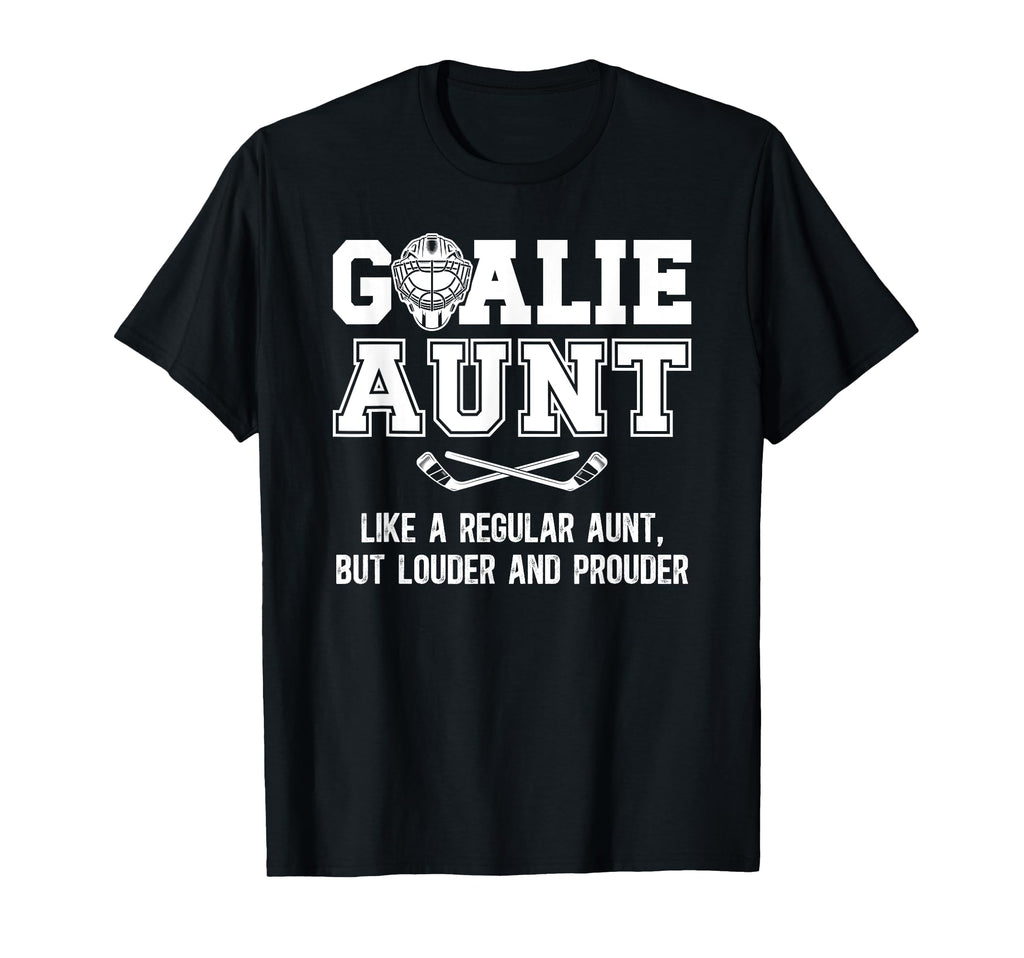 Hockey Goalie Aunt Definition Hockey T-Shirt - Minimalist Print Unisex