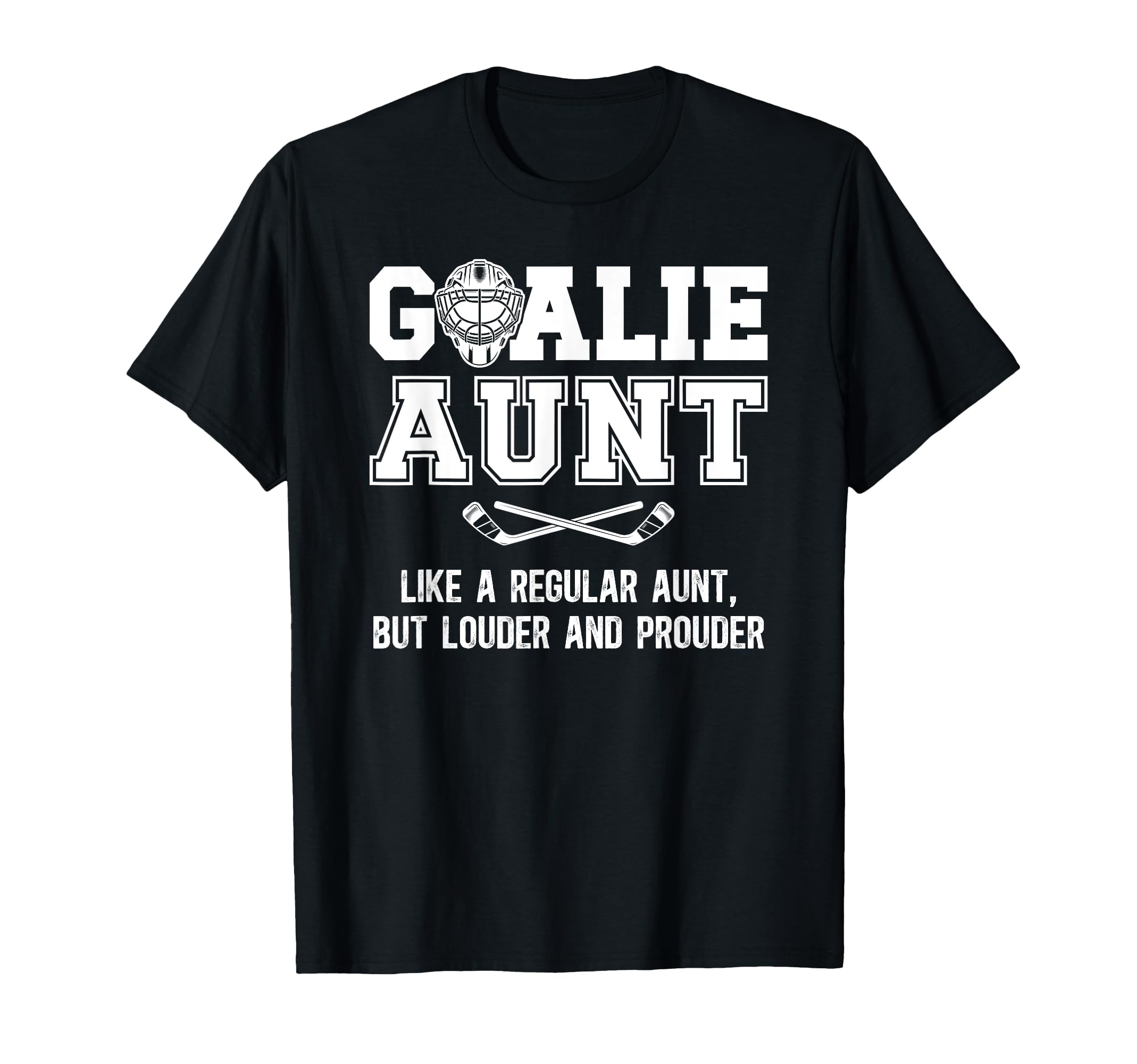 Hockey Goalie Aunt Definition Hockey T-Shirt - Minimalist Print Unisex