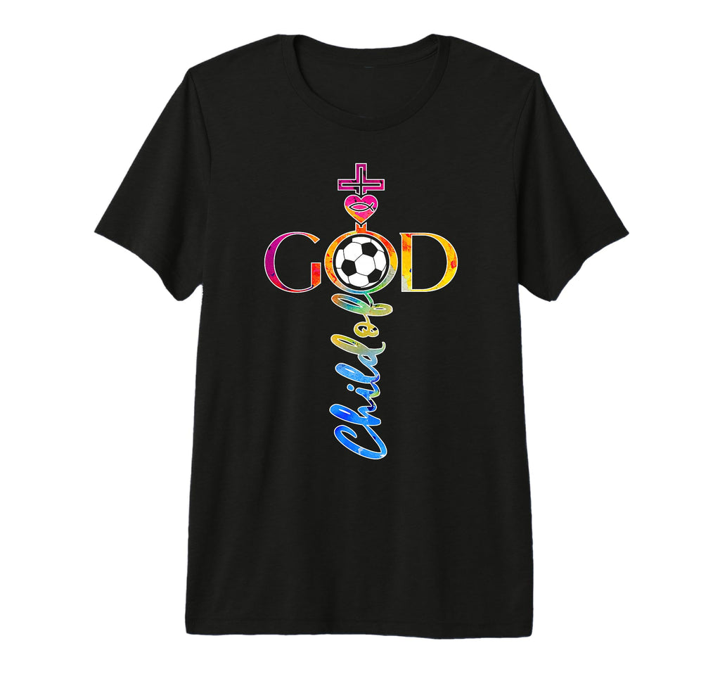 Religious Jesus Soccer Child God T-Shirt - Aesthetic Graphic Men Women