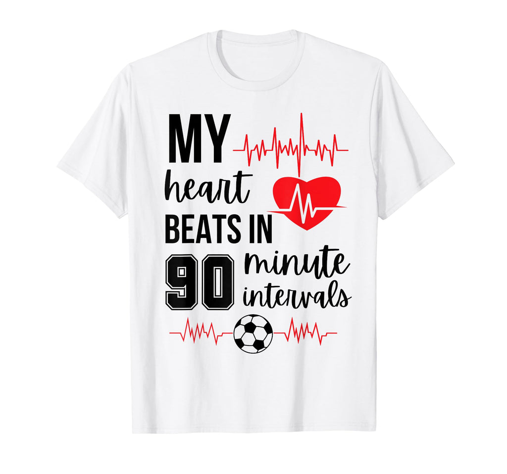 Soccer Fan Heartbeat T-Shirt - Custom Art Print Unisex
