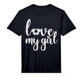 Love My Soccer Football Sports Mom Dad T-Shirt - Graphic Print Men Women