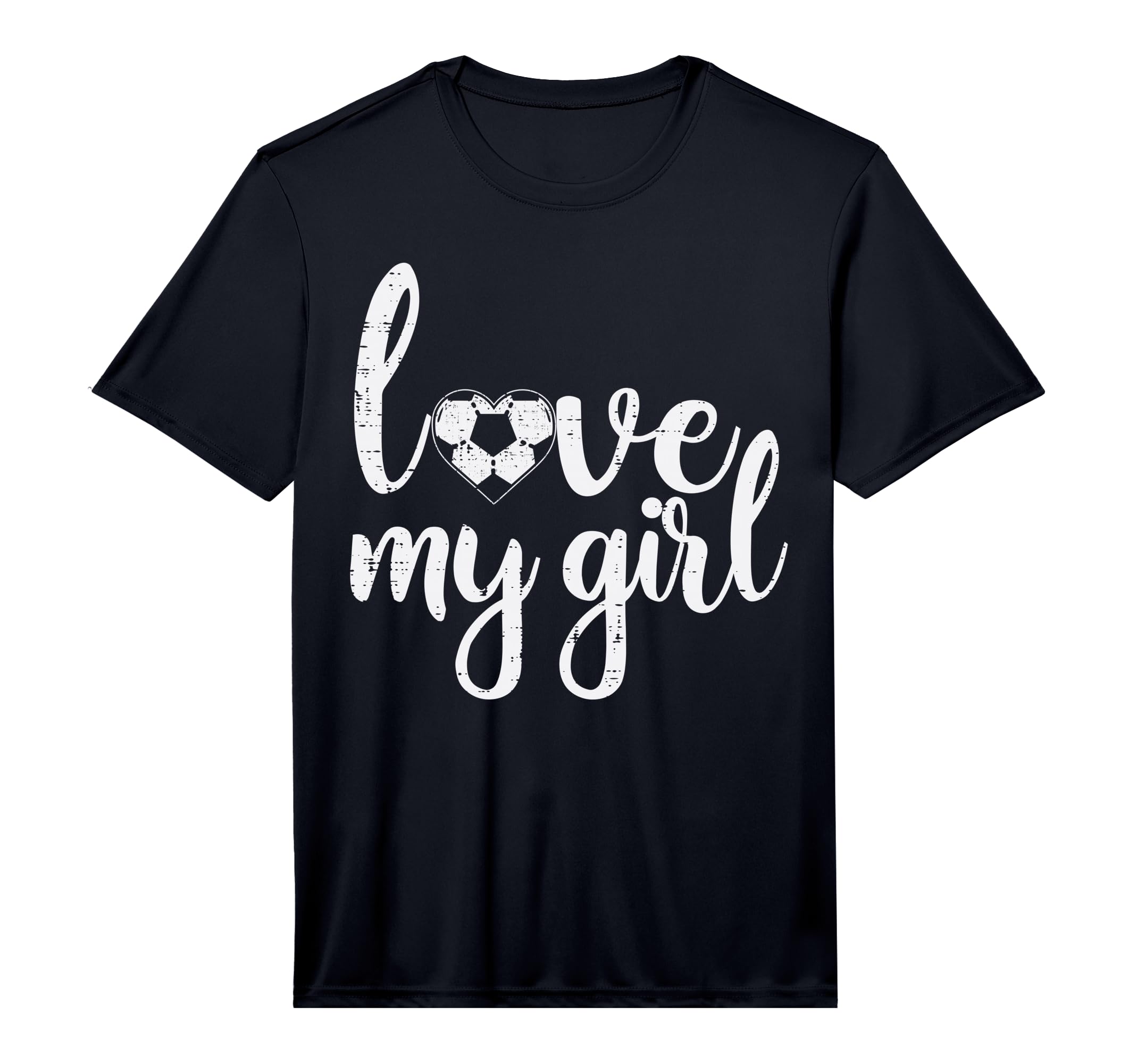 Love My Soccer Football Sports Mom Dad T-Shirt - Graphic Print Men Women