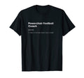 Powerchair Football Coach Definition T-Shirt - Minimalist Print Unisex