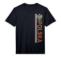 Polska Soccer And Sport Red Letter T-Shirt - Minimalist Print Unisex