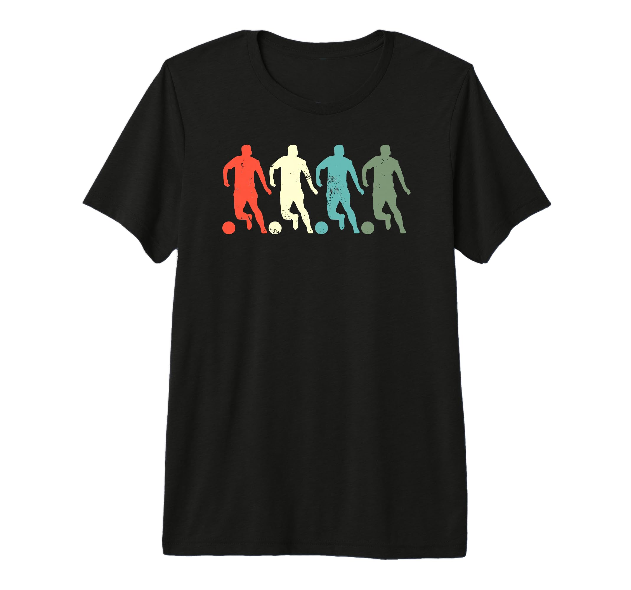 Colorful Soccer Game Day Soccer T-Shirt - Fun Novelty Design Men Women