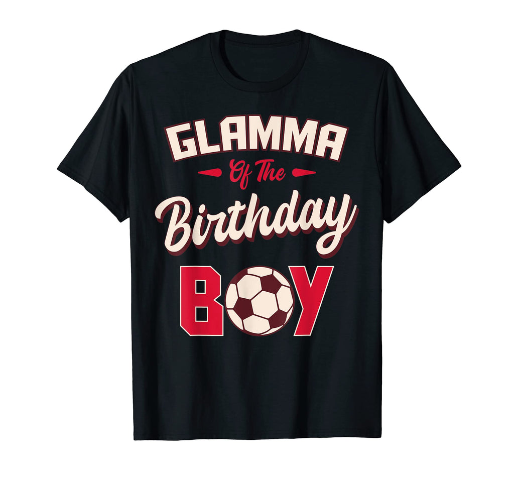 Glamma Birthday Soccer Player T-Shirt - Casual Everyday Wear for Adults