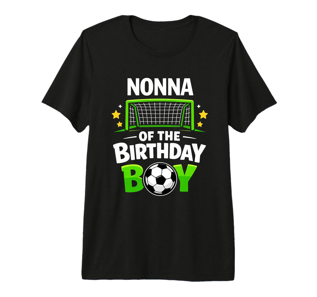 Nonna Birthday Soccer Ball Family T-Shirt - Streetwear Style for Adults