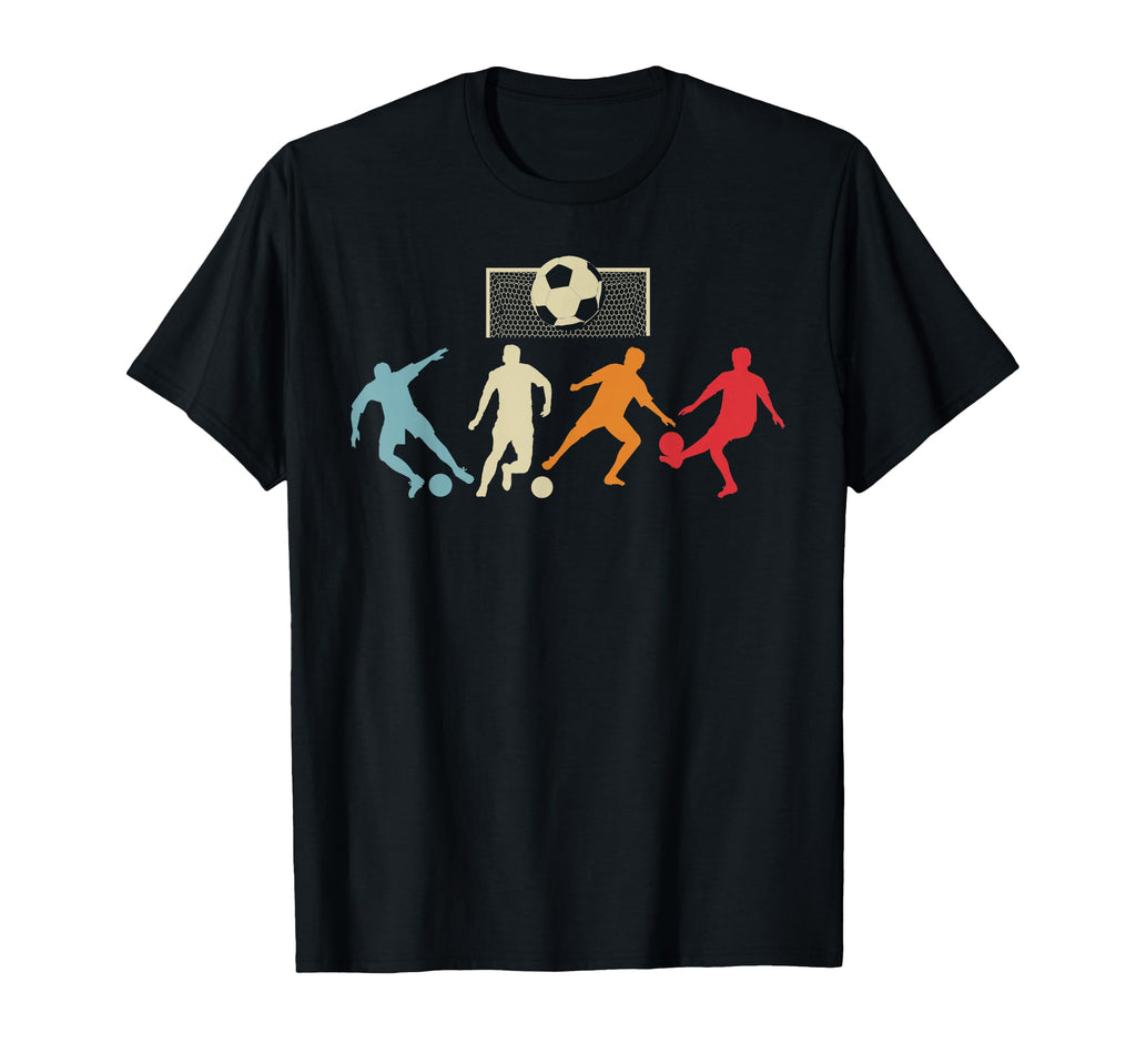 Soccer Players Silhouette Futbol Fan T-Shirt - Streetwear Style for Adults