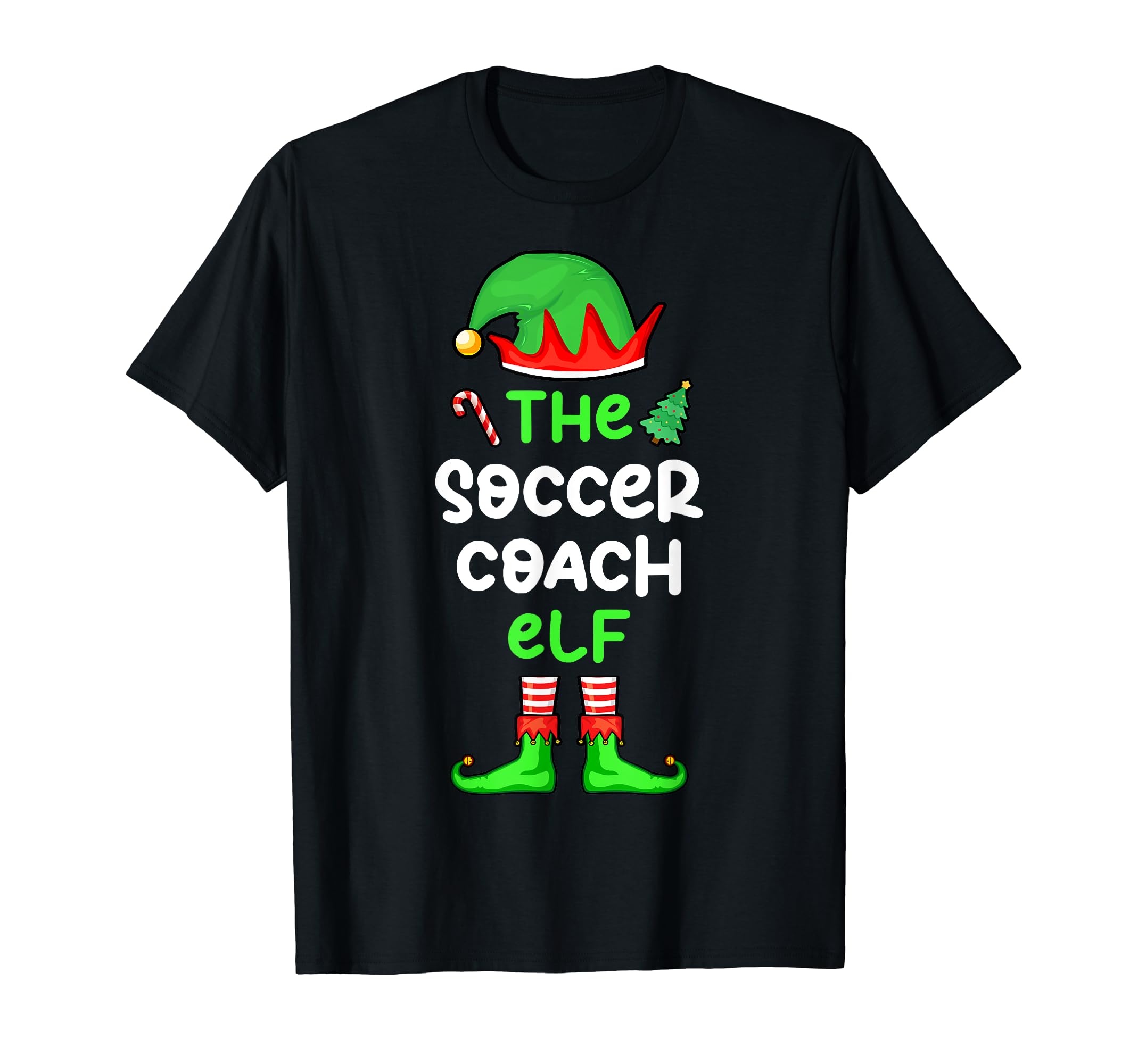 Im Soccer Coach Elf Matching Pajama T-Shirt - Trendy Graphic Unisex