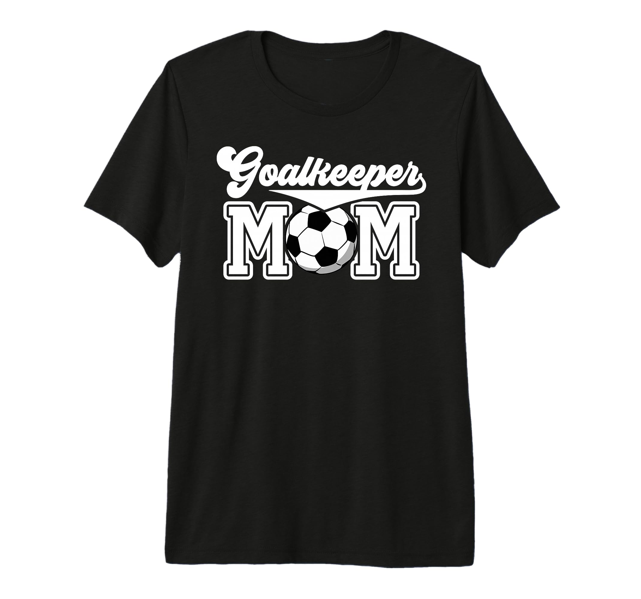 Soccer Goalkeeper Mom Best Mom T-Shirt - Minimalist Print for Adults