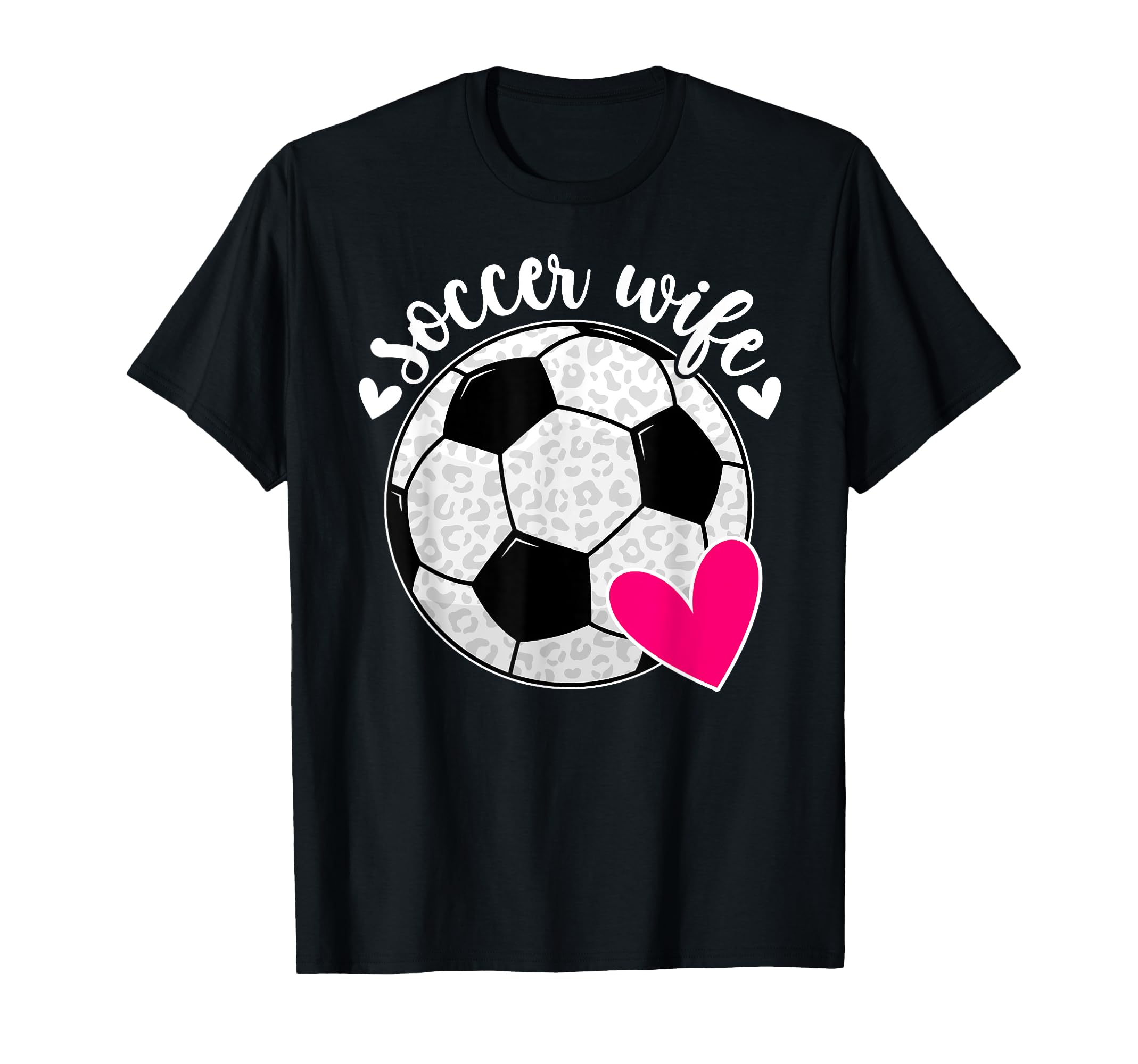 Soccer Wife Soccer Player Heart Soccer T-Shirt - Novelty Apparel Unisex