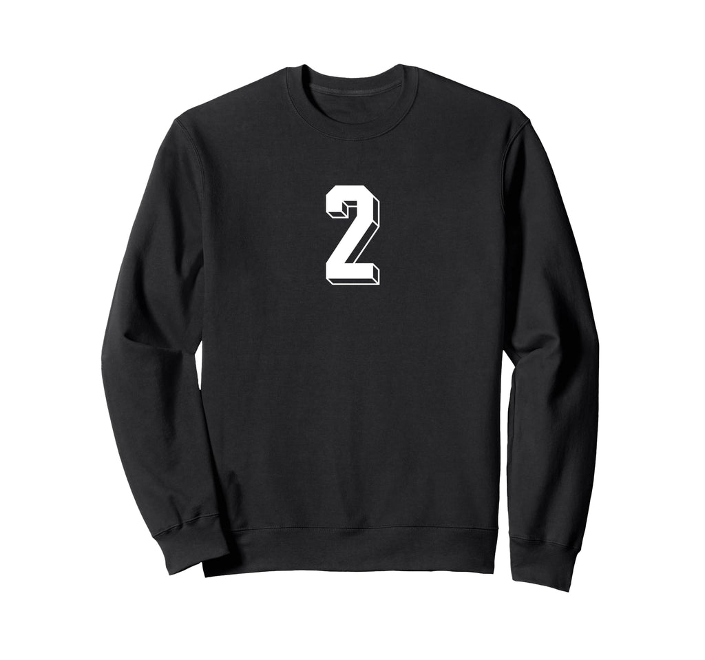 Number 2 80S 90S Soccer Team Jersey Sweatshirt - Unique Graphic for Adults