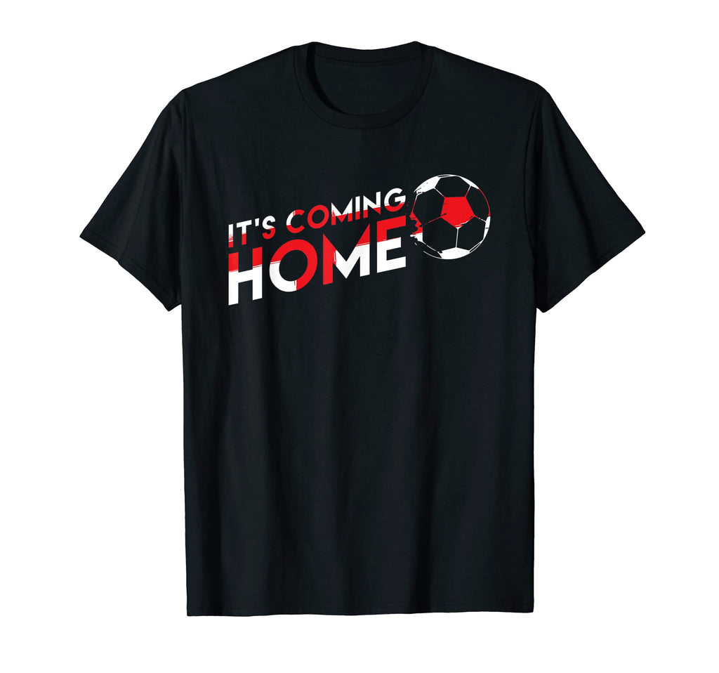 Coming Home England Flag Football T-Shirt - Aesthetic Graphic Men Women