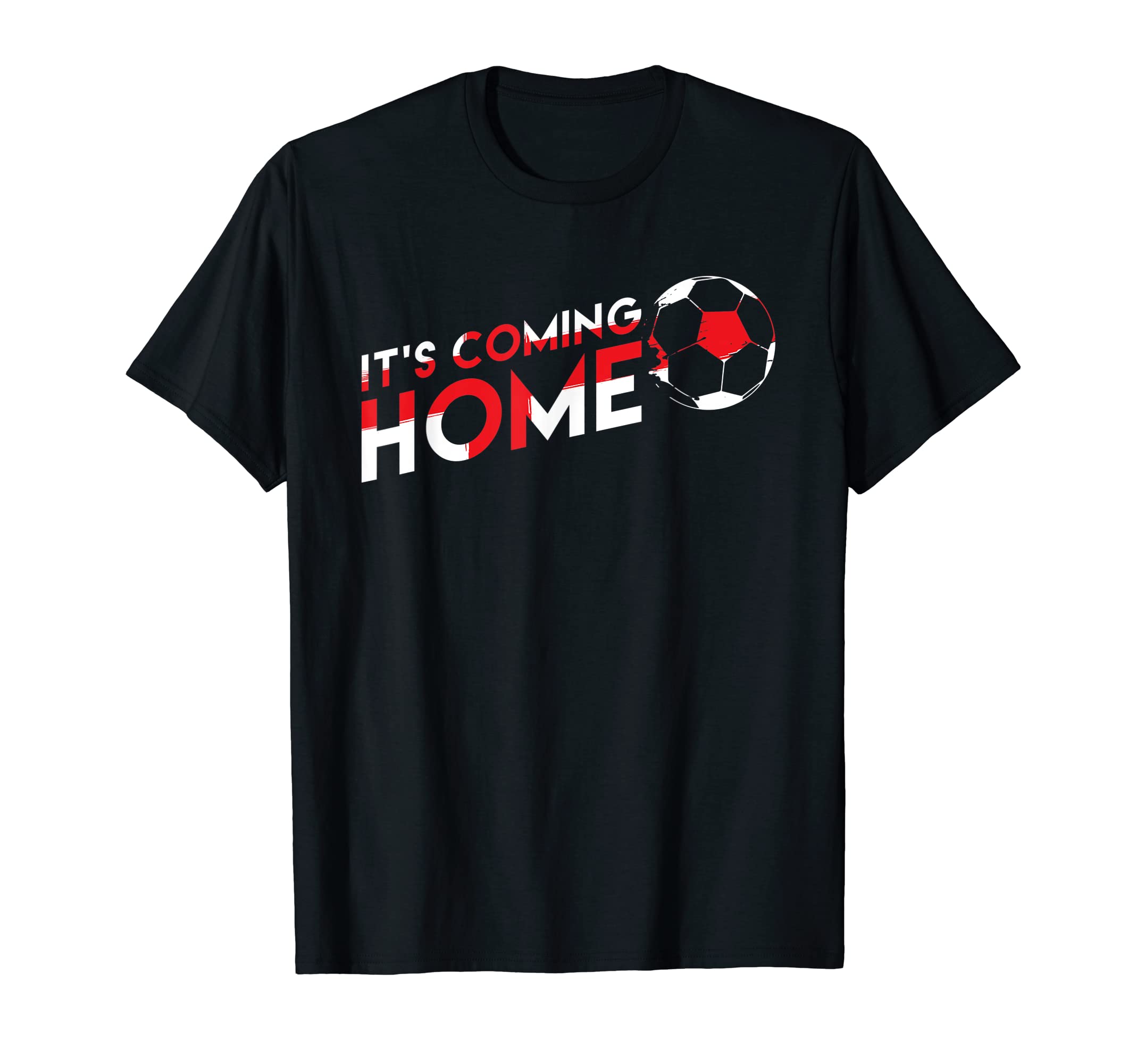 Coming Home England Flag Football T-Shirt - Aesthetic Graphic Men Women