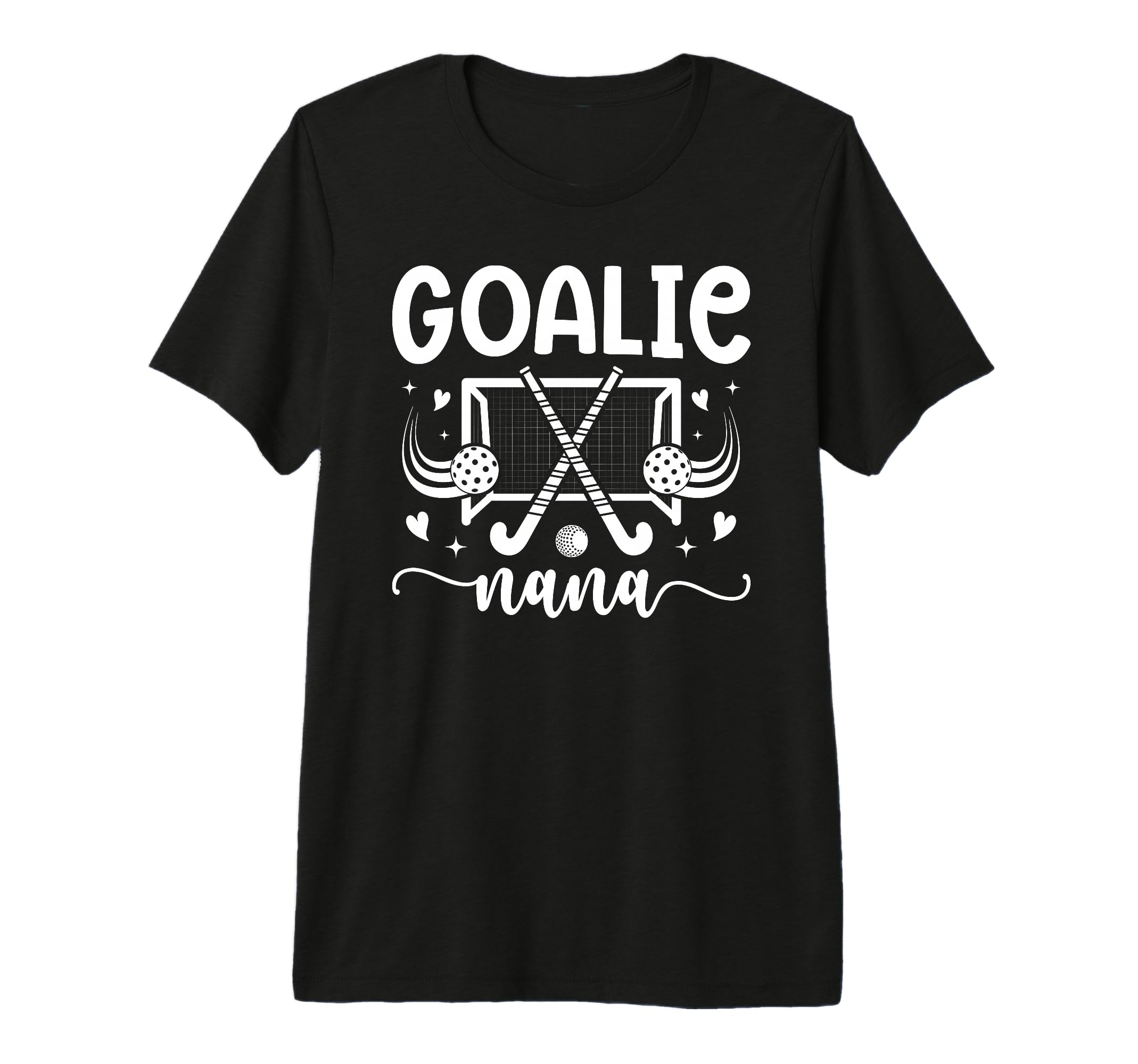 Field Hockey Goalie Nana Field Hockey T-Shirt - Unique Graphic Men Women