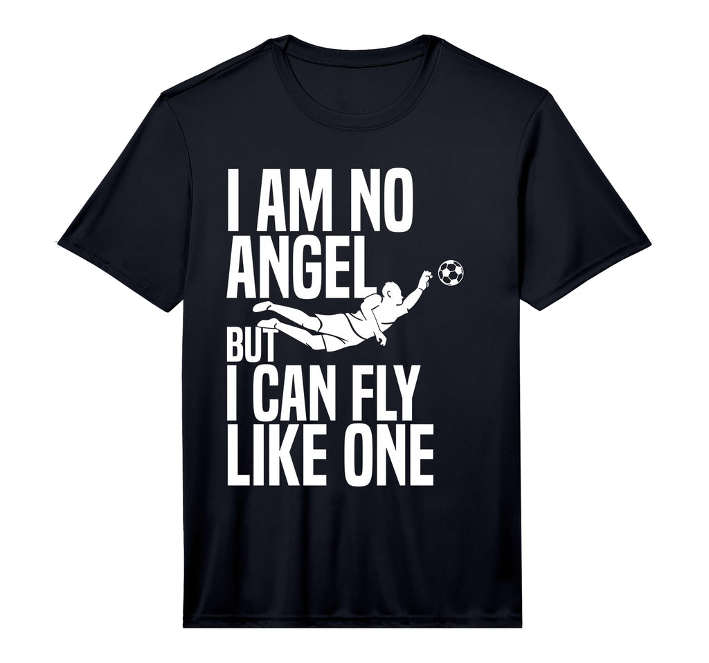 I Am No Angel Goalie Soccer Player T-Shirt - Graphic Print Men Women