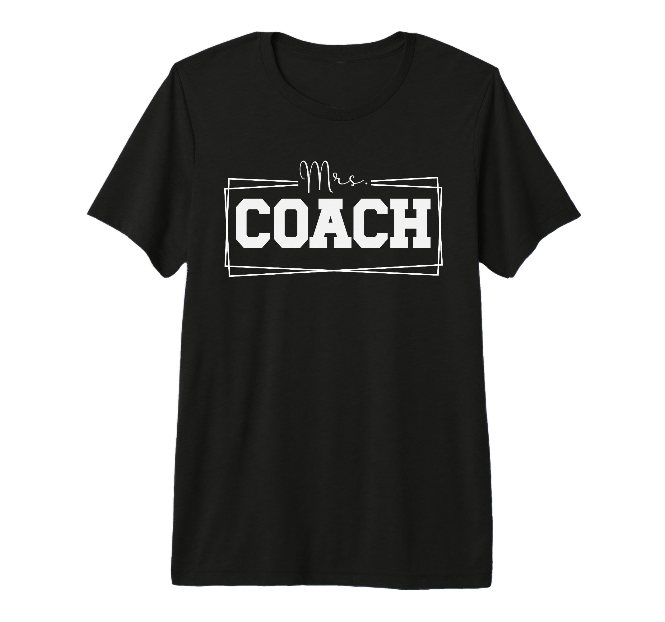 Mrs Coach Soccer Coachs Wife Soccer T-Shirt - Fun Novelty Design Men Women