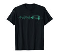 Funny Soccer Heartbeat Ecg Football Goal T-Shirt - Minimalist Print Unisex