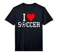I Love Football Performance T-Shirt - Unique Graphic for Adults