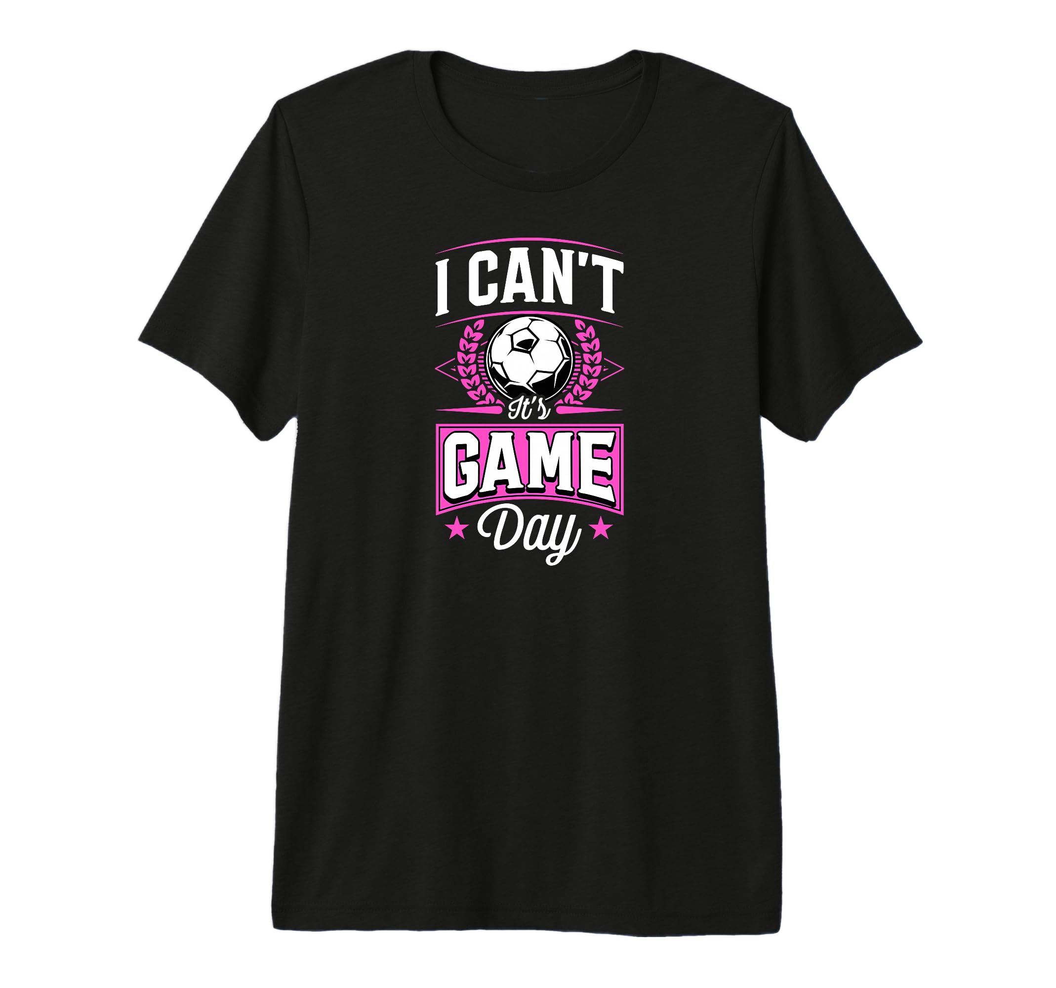 I Cant Its Game Day Soccer Tri Blend T-Shirt - Fun Novelty Design Men Women