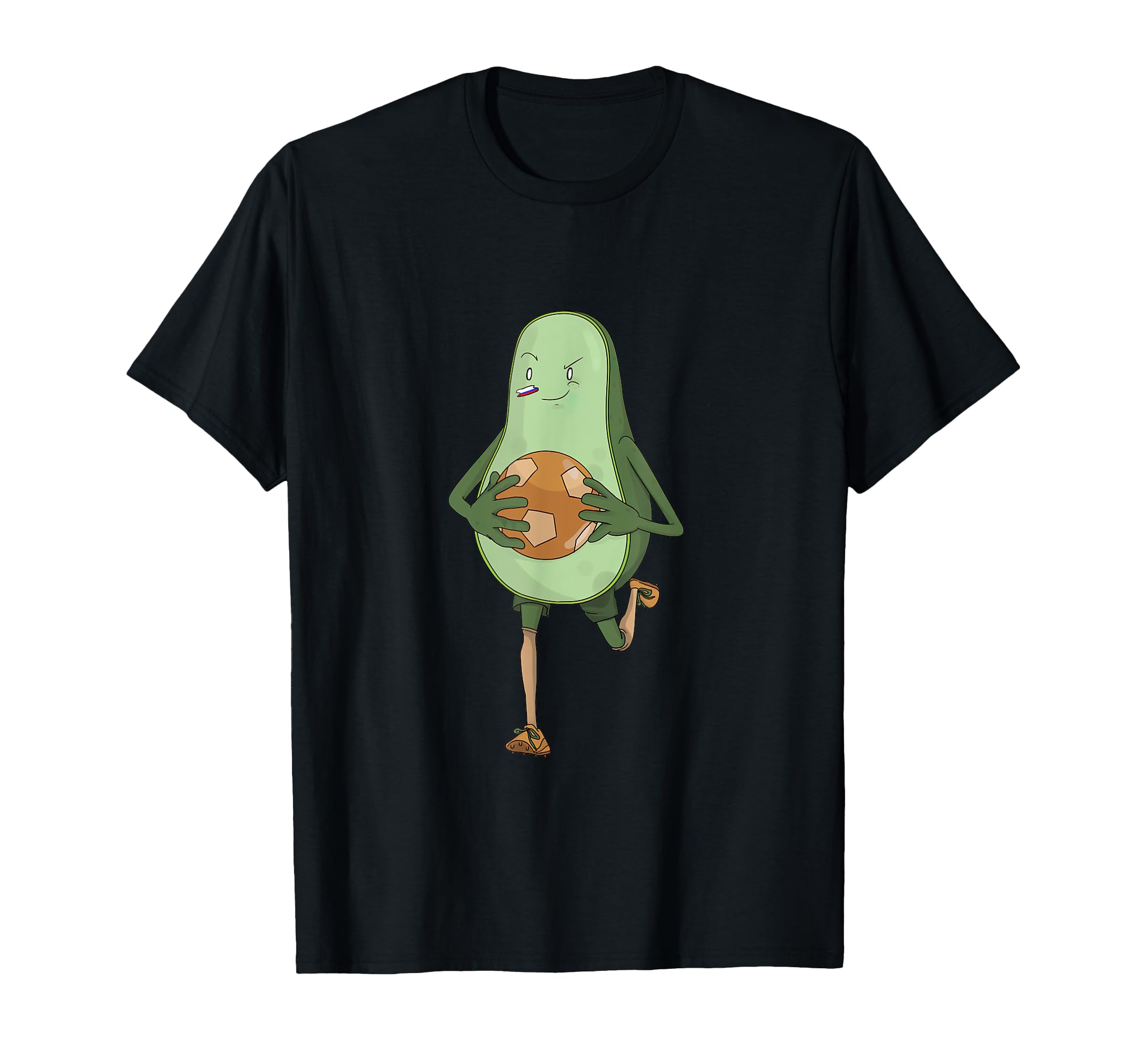 Funny Avocado Goalkeeper T-Shirt - Fun Novelty Design Unisex