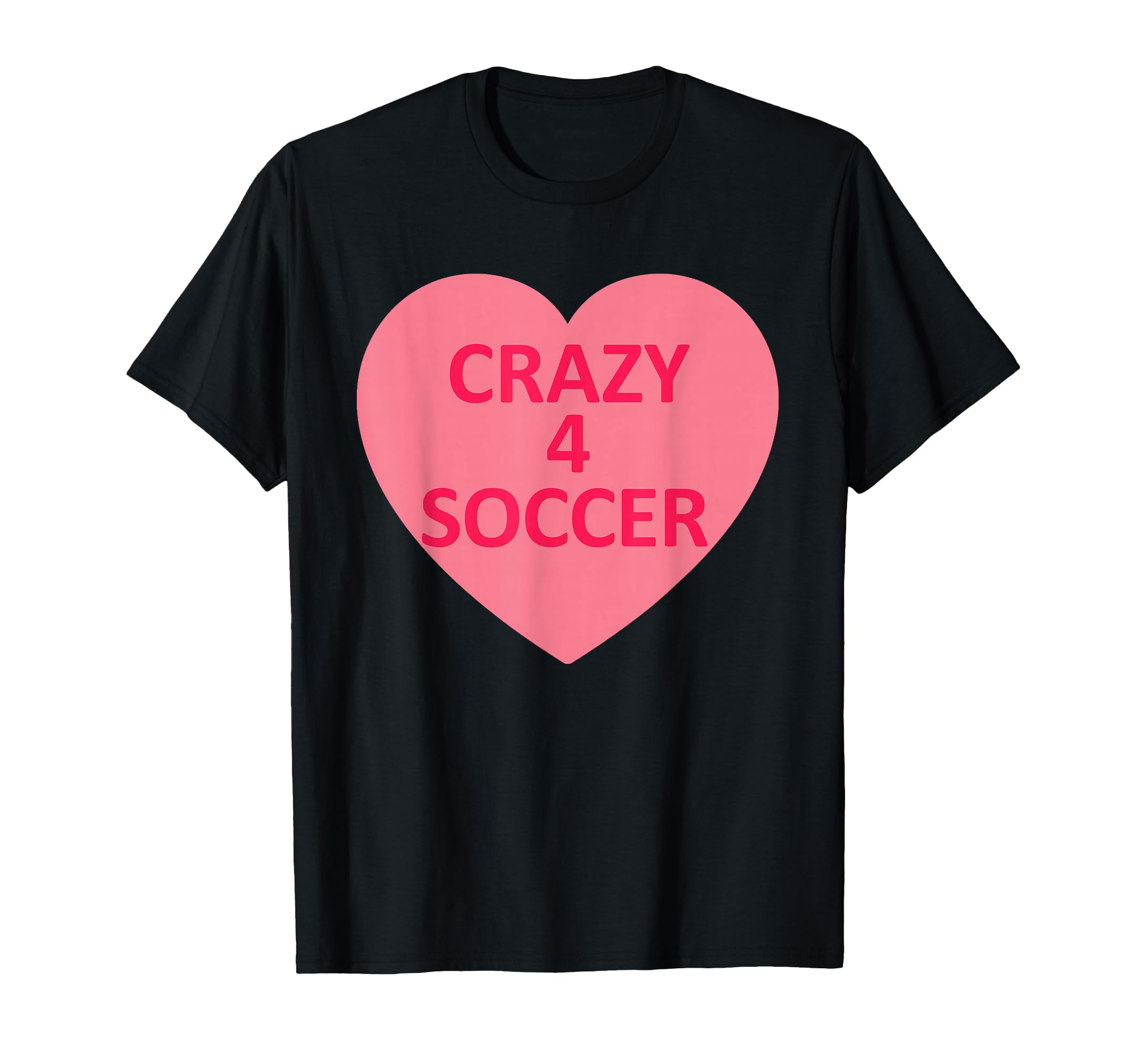 Soccer Heart Love Valentines Day T-Shirt - Fun Novelty Design for Adults