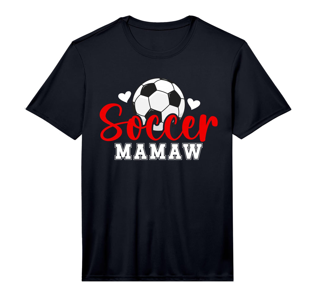 Mens Soccer Mamaw Grandma Mamaw Soccer T-Shirt - Graphic Print for Adults